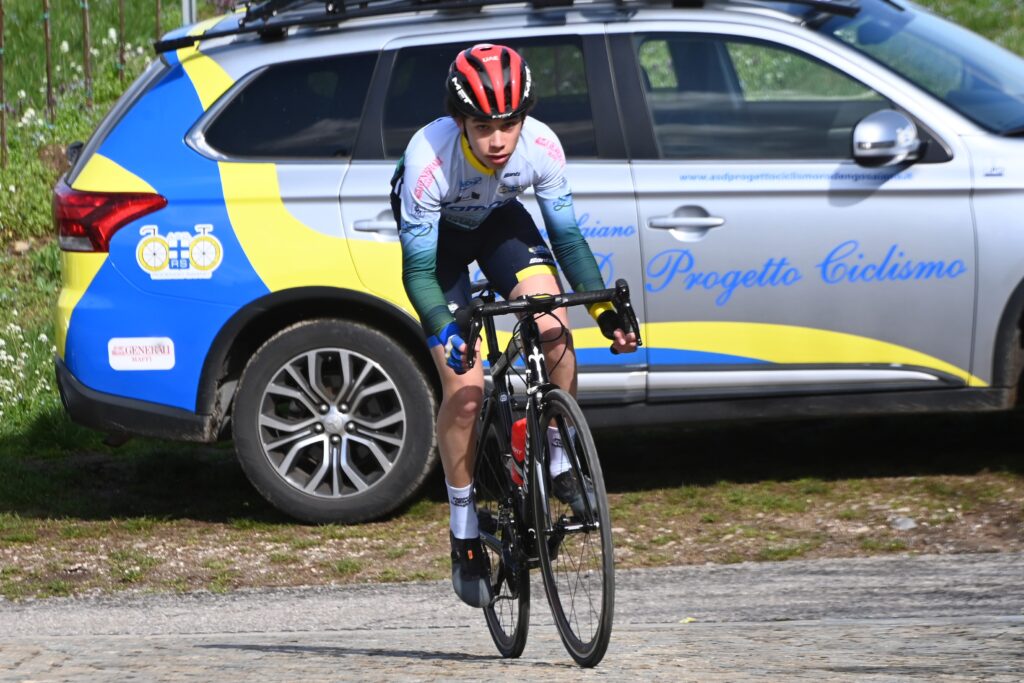 Lorenzo Delbono in bicicletta