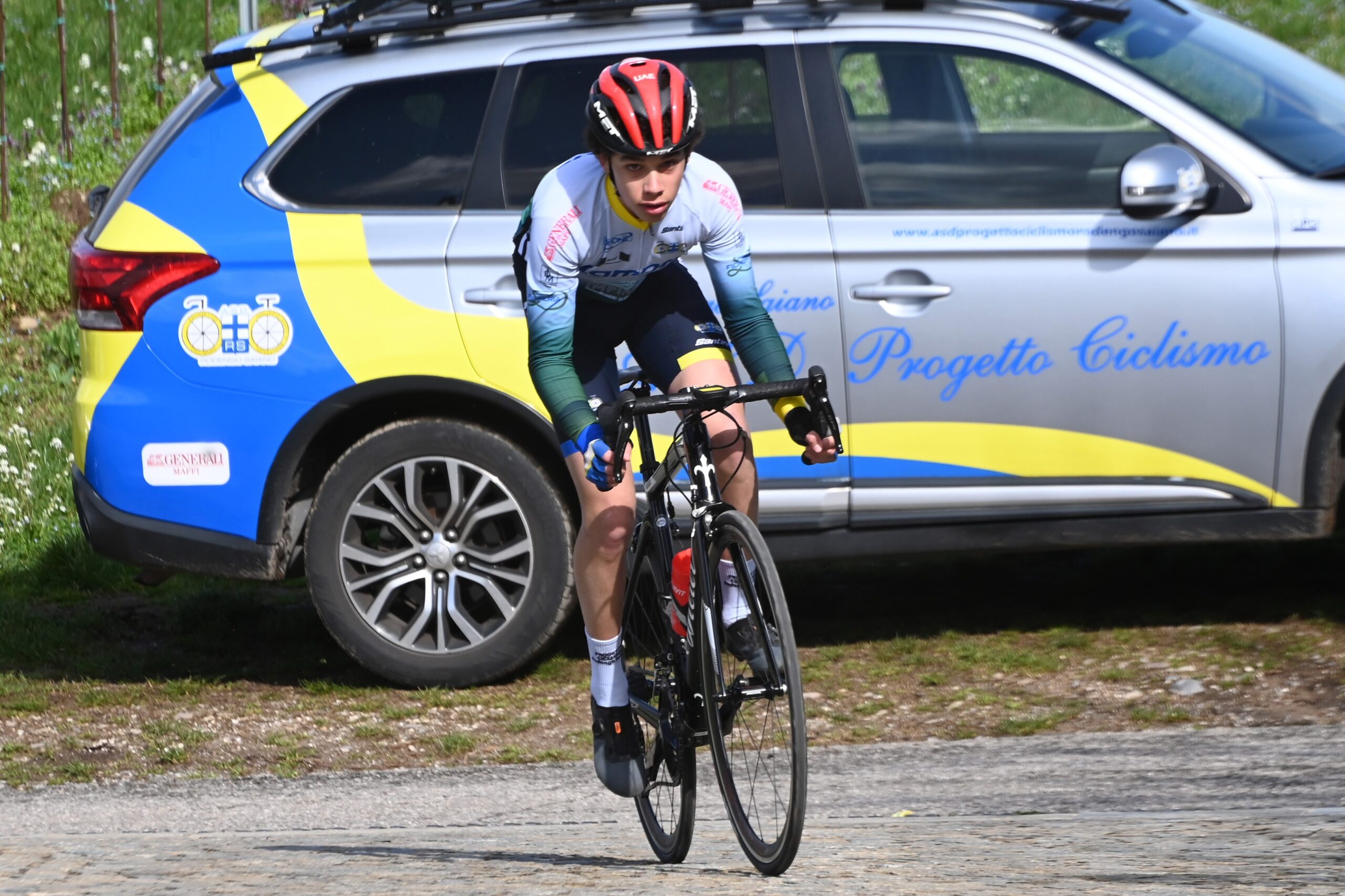 Lorenzo Delbono in bicicletta