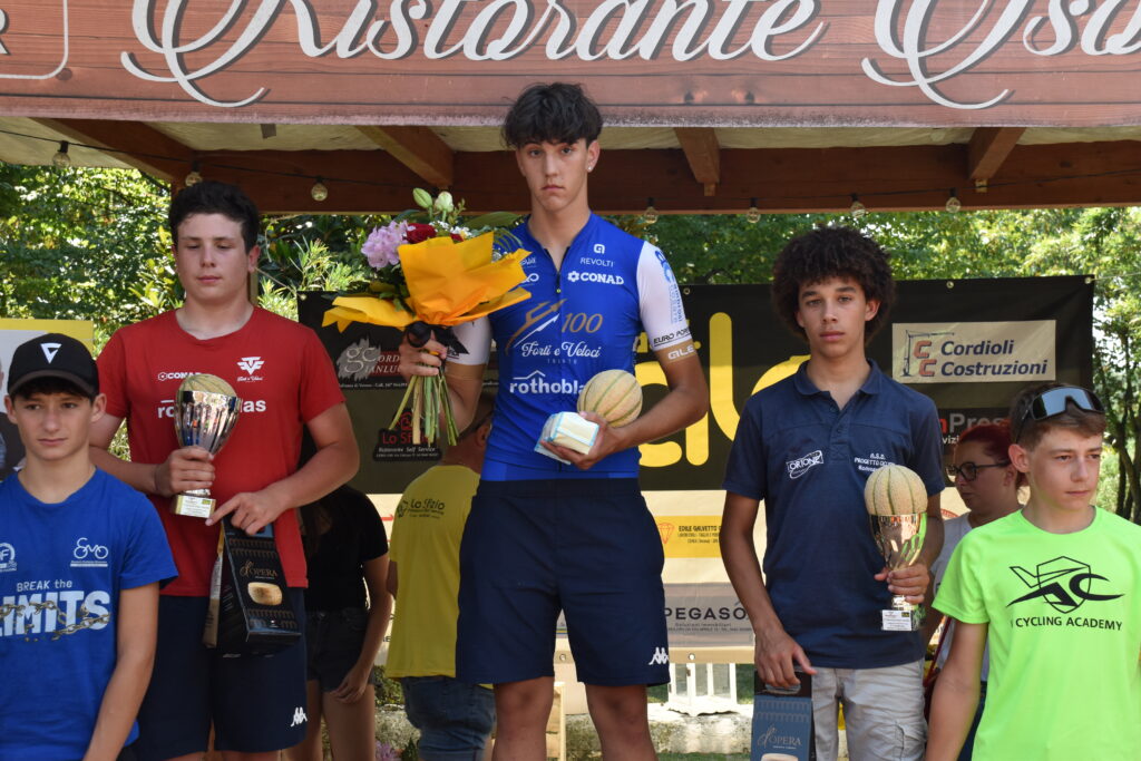 Lorenzo Delbono terzo a Engazzà di Salizzole